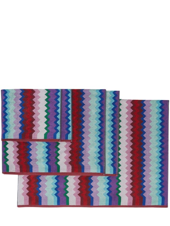 Missoni Home: Set of 5 Chantal towels - Multicolor - ecraft_1 | Luisa Via Roma