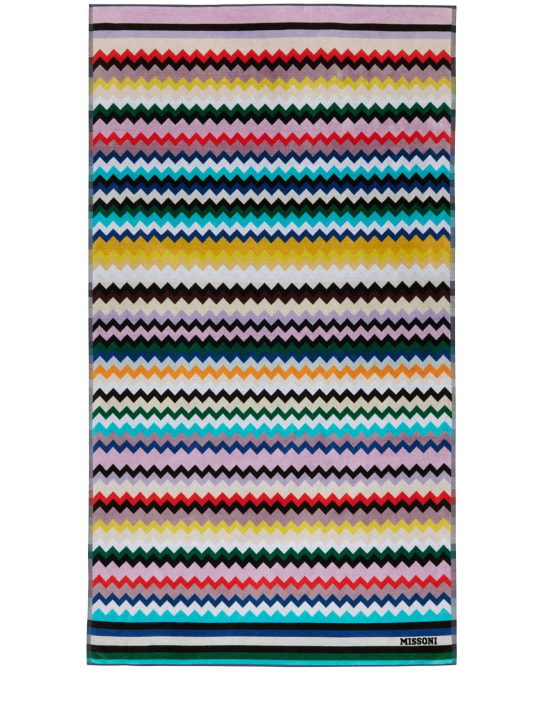 Missoni Home: Carlie beach towel - Multicolor - ecraft_1 | Luisa Via Roma