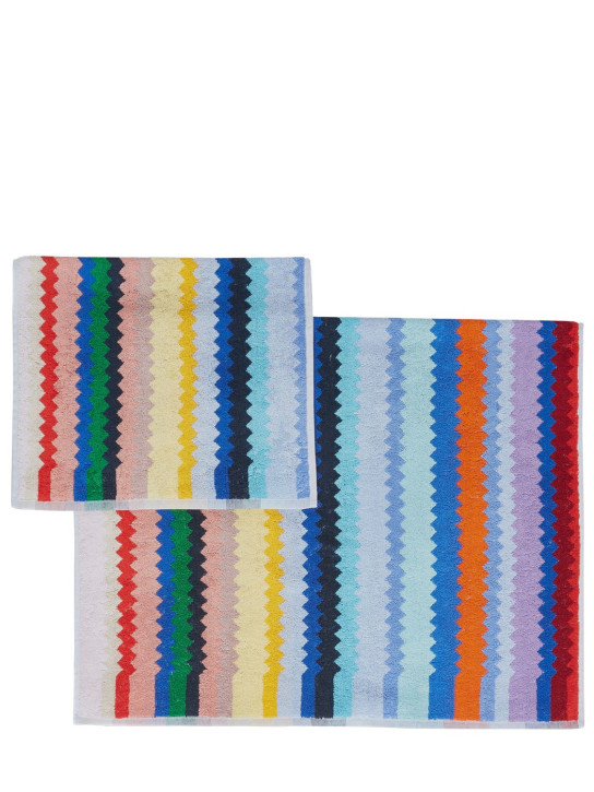 Missoni Home: Set of 2 Cecil towels - ecraft_1 | Luisa Via Roma