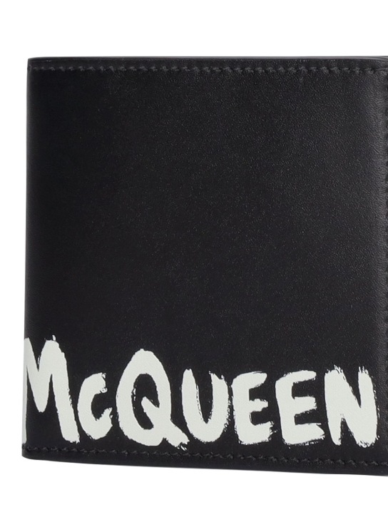 Alexander McQueen: Billfold wallet - Black - men_1 | Luisa Via Roma