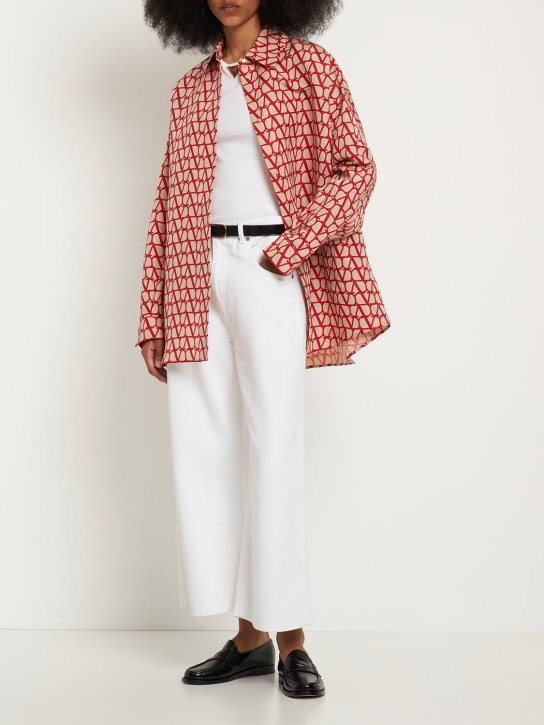Toile Iconographe oversize silk jacket - Thumbnail 2