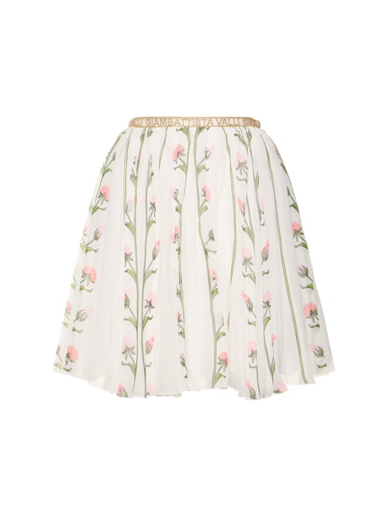 Printed silk georgette mini skirt Giambattista Valli Women