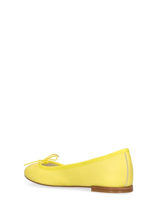 Repetto: Cendrillon レザーバレリーナシューズ 10mm - イエロー - women_3 | Luisa Via Roma