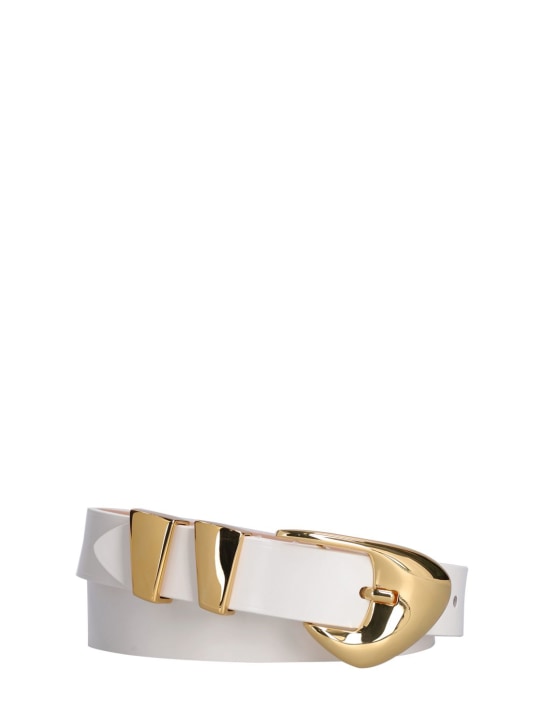 Moore semi patent leather belt BY FAR Women Luisaviaroma