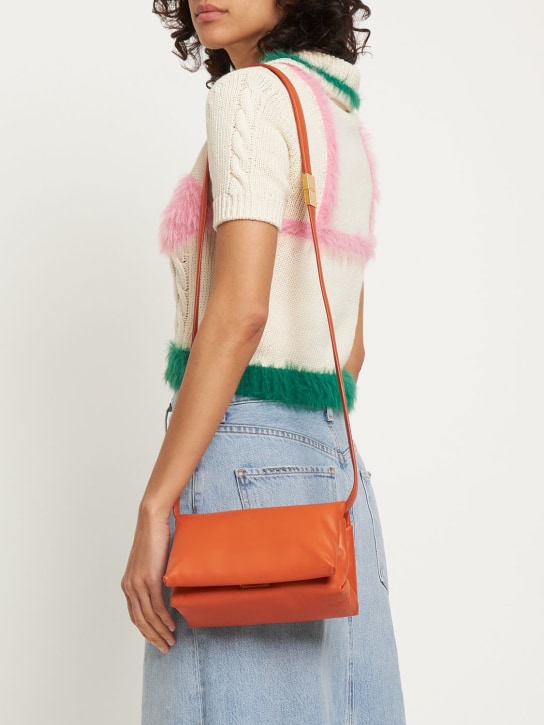 Marni: Petit sac porté épaule en cuir Prisma - women_1 | Luisa Via Roma