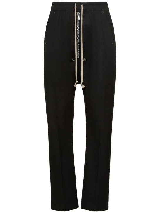 Bela heavy stretch cotton poplin pants - Rick Owens - Men