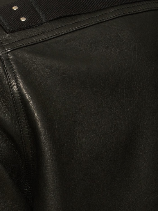 Rick Owens: Brad nappa leather jacket - men_1 | Luisa Via Roma