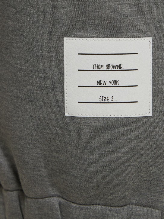 Double face cotton sweatpants - Thumbnail 2
