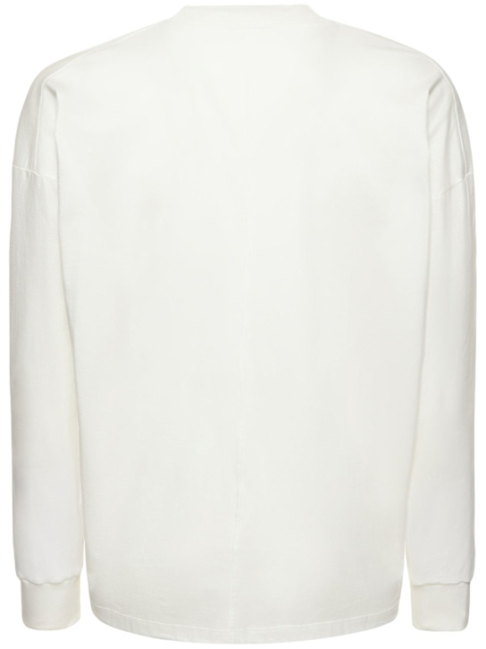 The Row: Drago long sleeved cotton t-shirt - White - men_4 | Luisa Via Roma