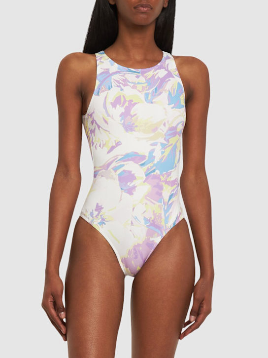 Printed onepiece swimsuit - Thumbnail 2