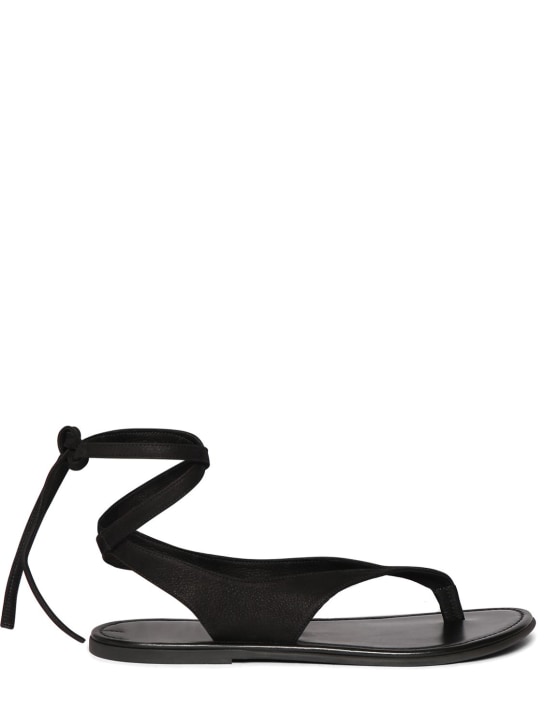 The row hot sale sandals black