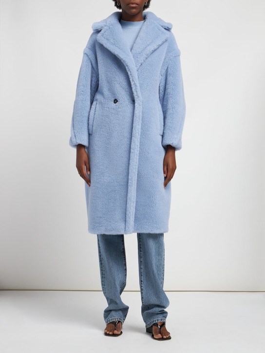 Max Mara: Tedgirl alpaca blend midi coat - women_1 | Luisa Via Roma