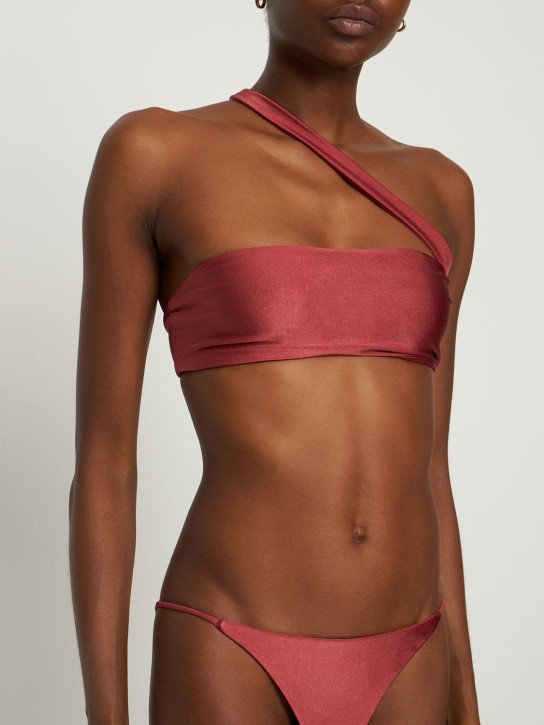 Jade Swim: Halo bikini top - Rose - women_1 | Luisa Via Roma