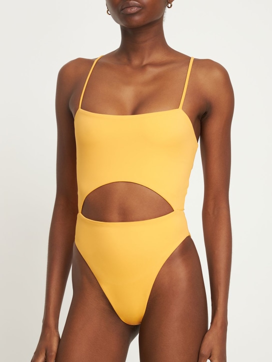 Dos Gardenias: Mila one piece cutout swimsuit - women_1 | Luisa Via Roma