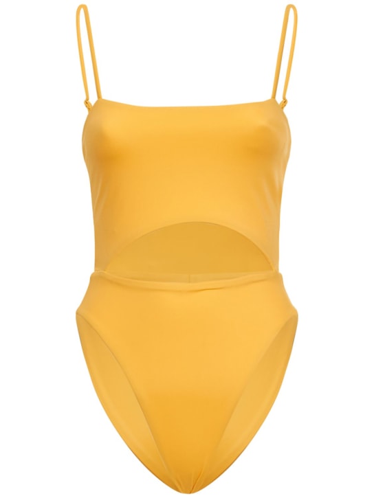 Dos Gardenias: Mila one piece cutout swimsuit - women_0 | Luisa Via Roma