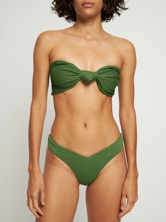 Fella Swim: Hunter比基尼上衣 - 绿色 - women_1 | Luisa Via Roma