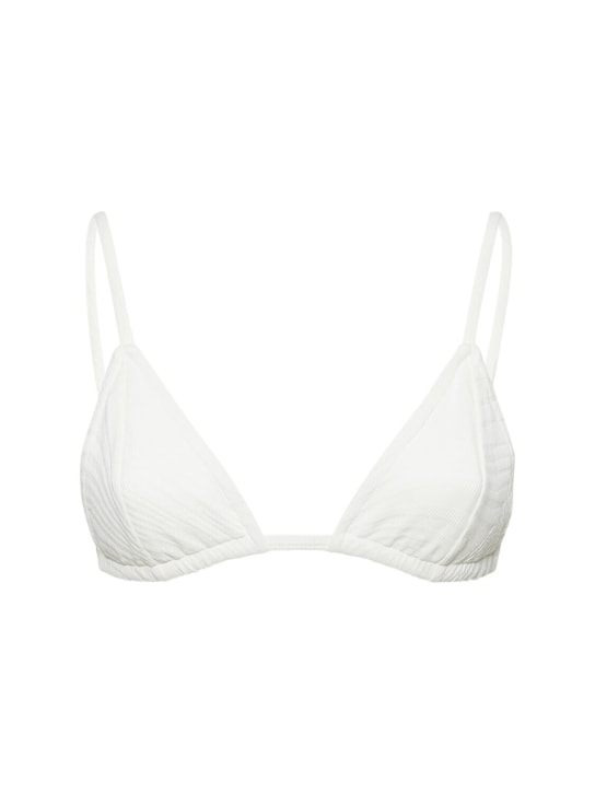 Fella Swim: Julian比基尼上衣 - 米白色 - women_0 | Luisa Via Roma