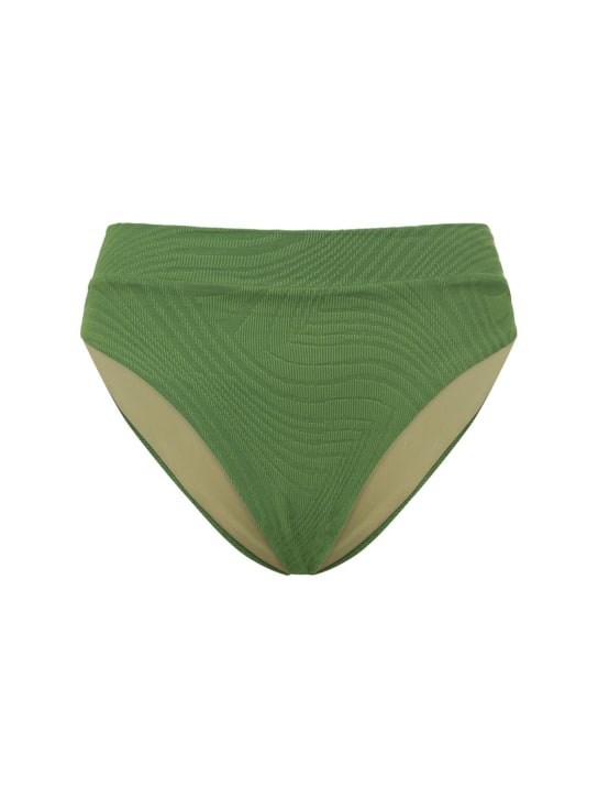 Fella Swim: Hubert bikini bottom - Green - women_0 | Luisa Via Roma