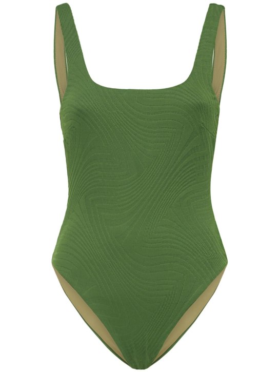 Fella Swim: Harvey Specter连体泳衣 - 绿色 - women_0 | Luisa Via Roma