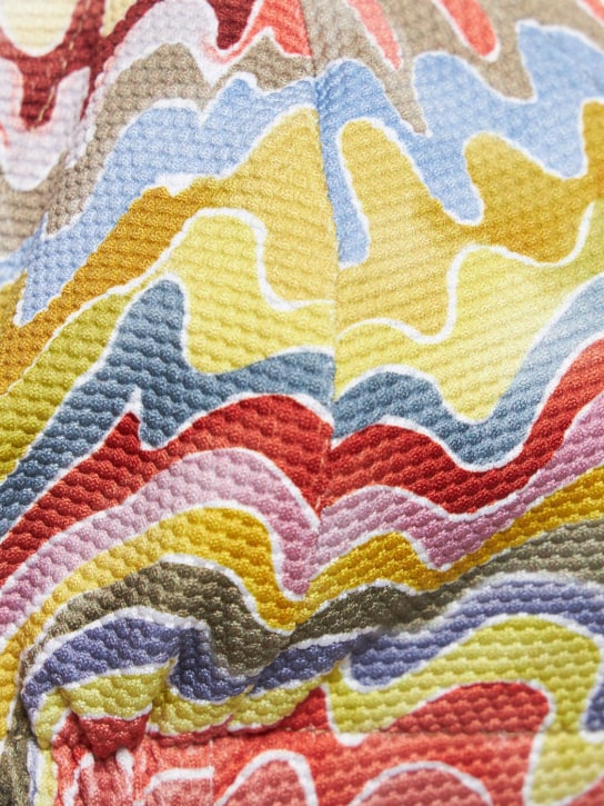 Fella Swim: Julian printed triangle bikini top - Multicolor - women_1 | Luisa Via Roma