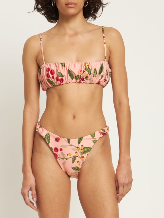 Agua By Agua Bendita: Bikini-Oberteil „Enelde“ - Pink/Multi - women_1 | Luisa Via Roma