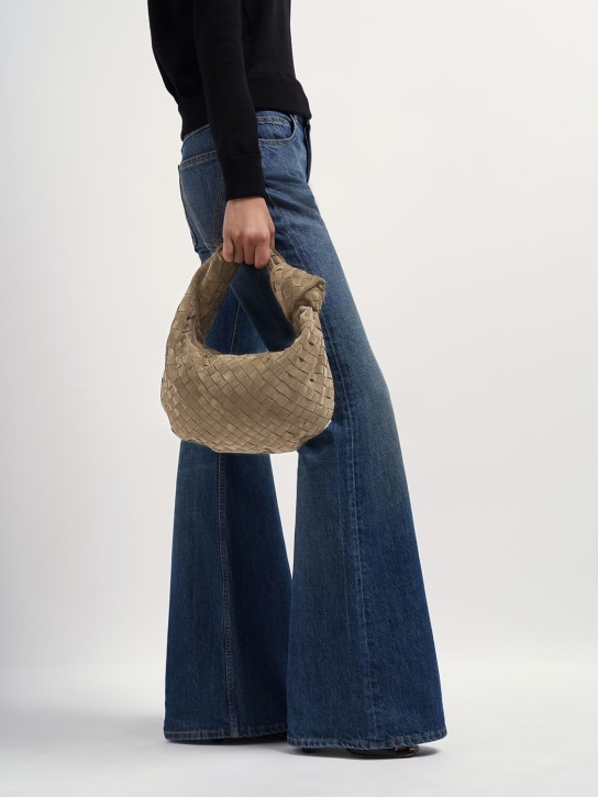 Bottega Veneta: Sac en daim Teen Jodie - women_1 | Luisa Via Roma