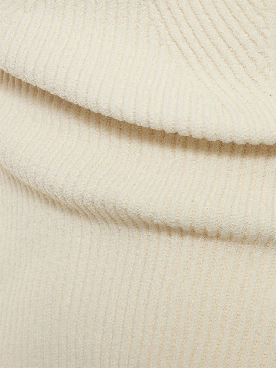 Jericho strapless knitted viscose top - Khaite - Women  | Luisaviaroma