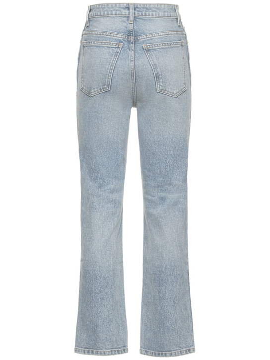 Khaite: Abigail straight cotton denim jeans - Blue - women_4 | Luisa Via Roma