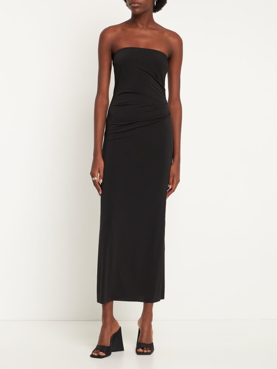 Bec + Bridge: MINIKLEID AUS STRETCH-BAUMWOLLJERSEY „MYLA“ - Schwarz - women_1 | Luisa Via Roma