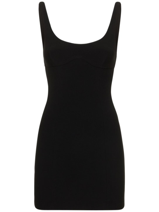 Bec + Bridge: Marisol scoop bonded crepe mini dress - Black - women_0 | Luisa Via Roma