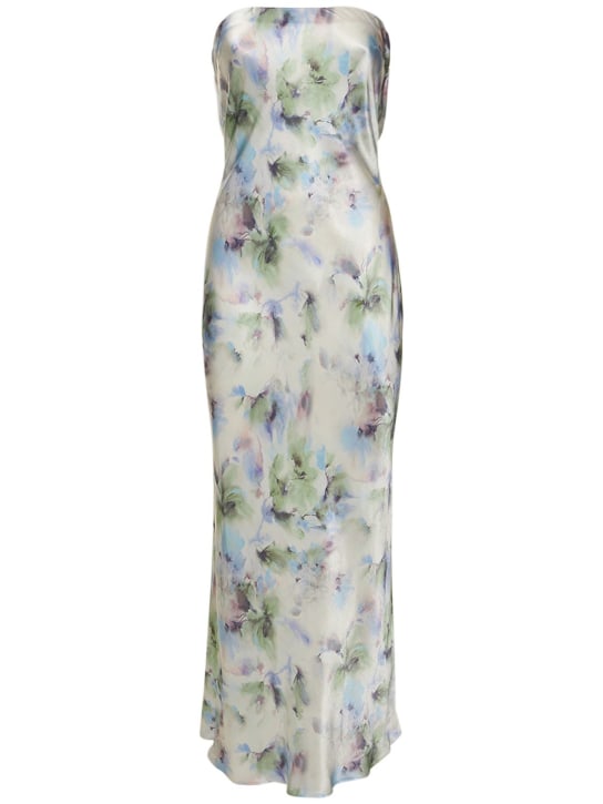 Bec + Bridge: Vestido midi de viscosa estampada - Azul/Multi - women_0 | Luisa Via Roma
