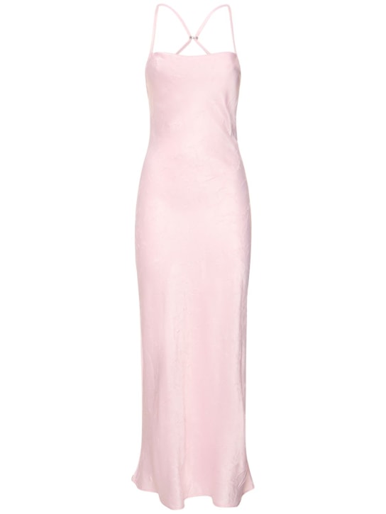 Bec + Bridge: Carolina satin maxi dress - Quartz Pink - women_0 | Luisa Via Roma