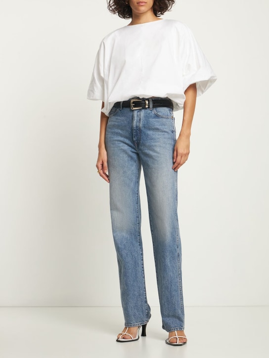 Bite Studios: Organic cotton crisp shirt - White - women_1 | Luisa Via Roma