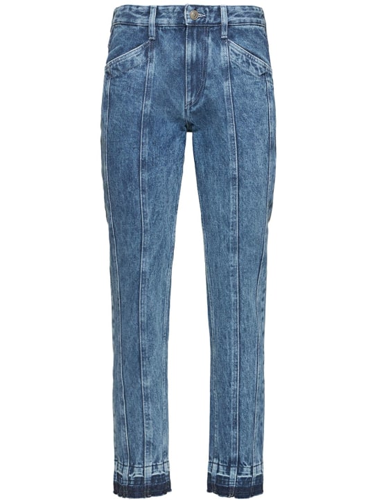 Marant Etoile: Jeans Sulanoa in cotone - Blu - women_0 | Luisa Via Roma