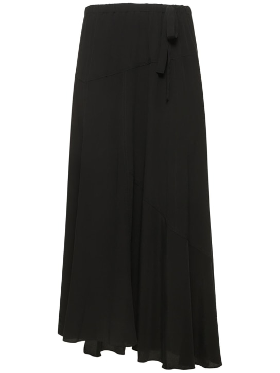 Marant Etoile: Elonae cupro midi skirt - women_0 | Luisa Via Roma