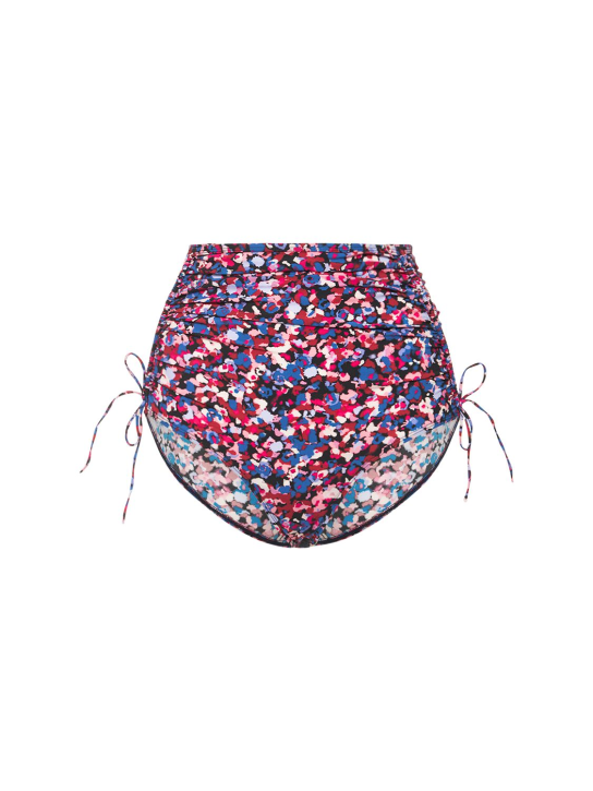 Marant Etoile: Slip bikini Nelaris stampati - Pink /Blue - women_0 | Luisa Via Roma