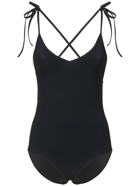 Marant Etoile: Swan one piece swimsuit - Siyah - women_0 | Luisa Via Roma