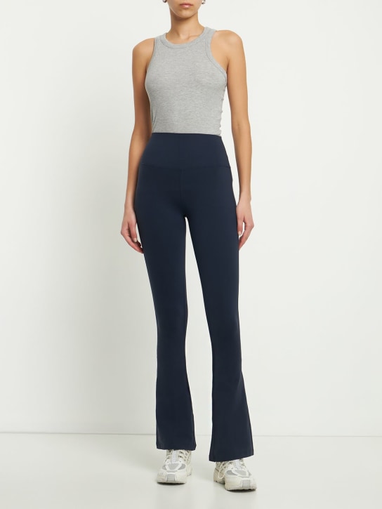 Splits59: Pantalon évasé taille haute Raquel - Bleu Marine - women_1 | Luisa Via Roma