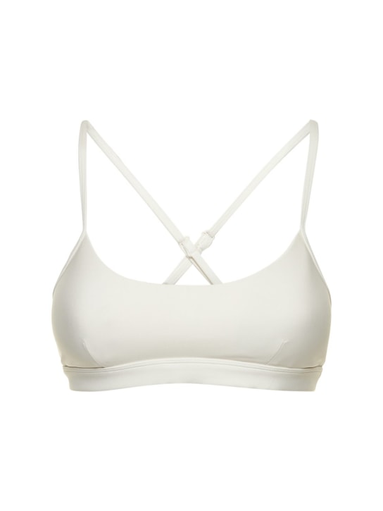 Buy Alo Brown Airlift Intrigue Bra - Espresso At 36% Off