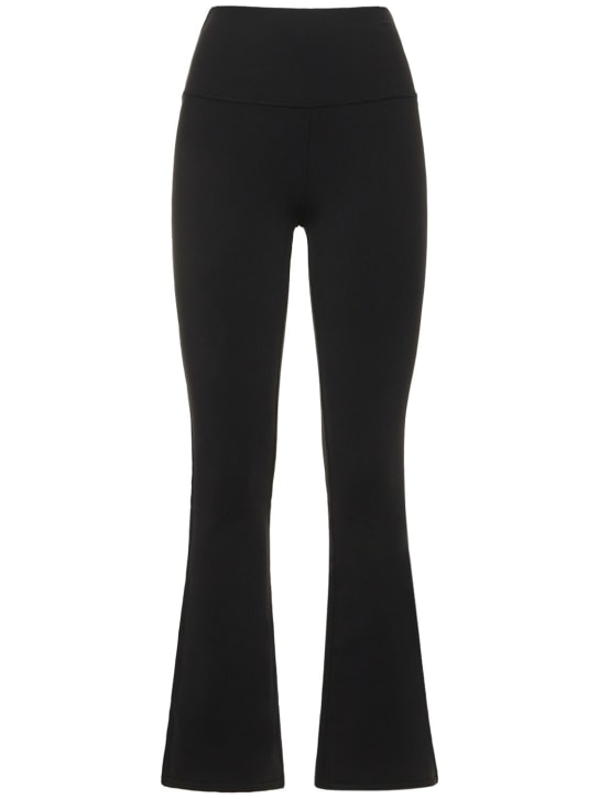 Alo Yoga: Airbrush high waist 7/8 bootcut leggings - Black - women_0 | Luisa Via Roma