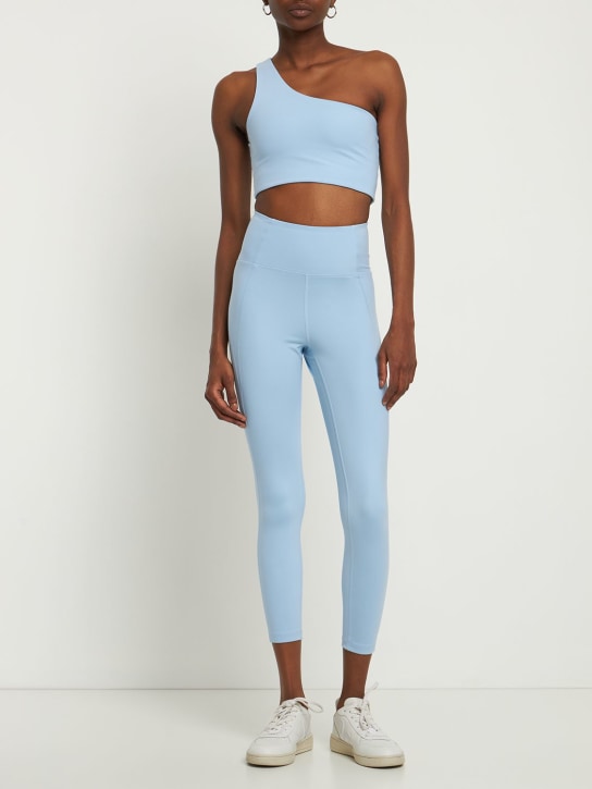 Girlfriend Collective: Brassière en tissu technique stretch Bianca - Light Blue - women_1 | Luisa Via Roma