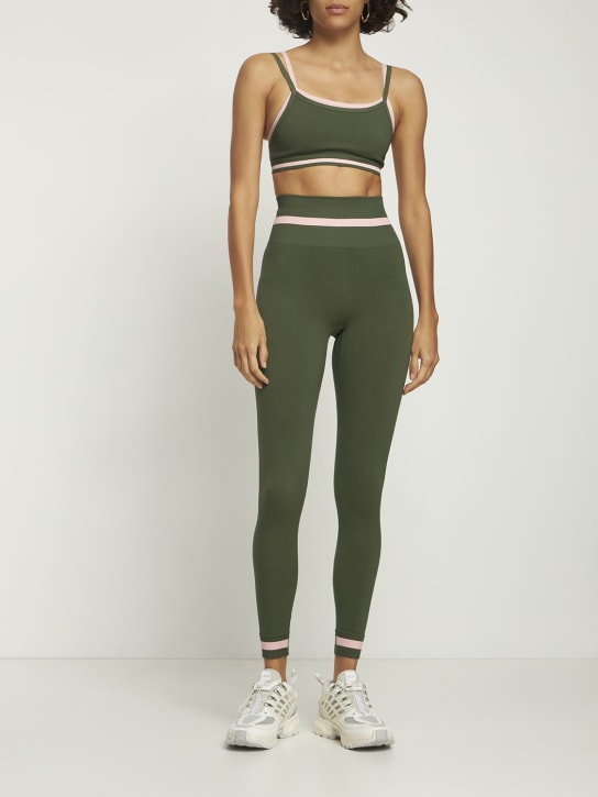 The Upside: Form seamless midi leggings - Green - women_1 | Luisa Via Roma