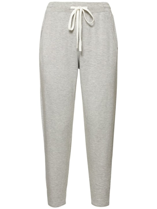 Splits59: Reena 7/8 fleece sweatpants - Grey - women_0 | Luisa Via Roma