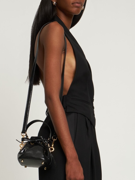 Alexandre Vauthier: Bolso bucket mini BBag de piel - Negro - women_1 | Luisa Via Roma