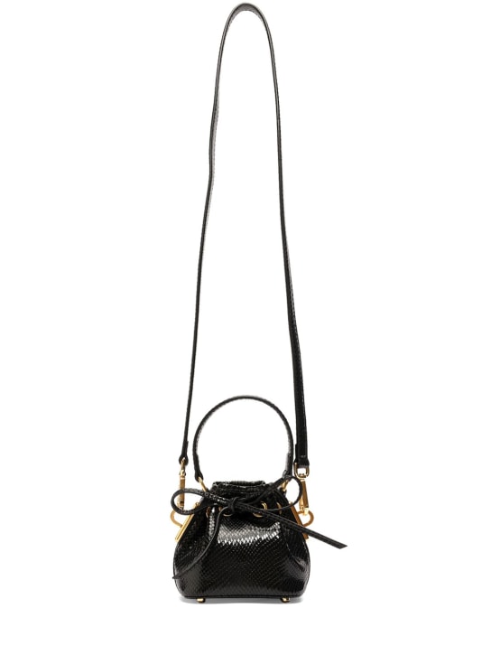 Alexandre Vauthier: Bolso bucket mini BBag de piel - Negro - women_0 | Luisa Via Roma