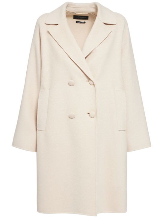 Weekend Max Mara: Manteau en laine double boutonnage Rivetto - women_0 | Luisa Via Roma