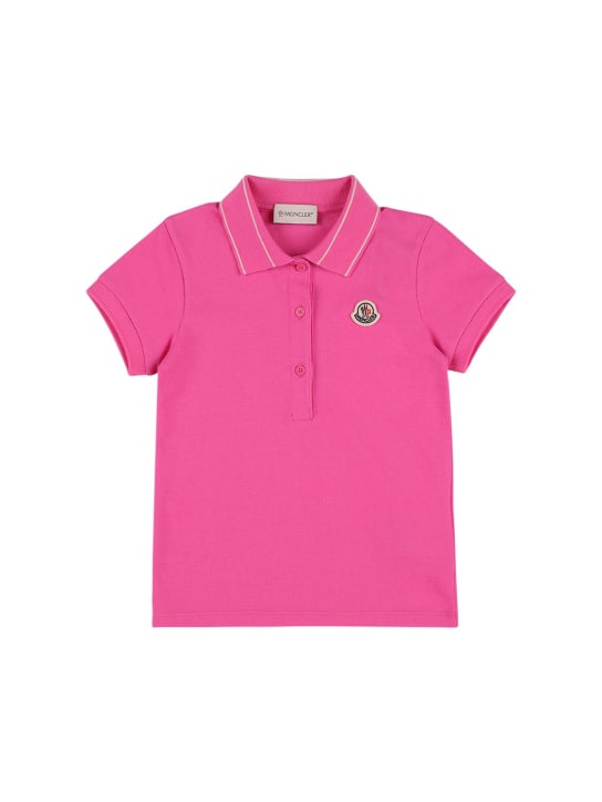 moncler pique polo shirt