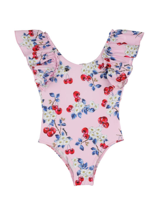 Monnalisa: Costume intero stampato - Rosa - kids-girls_0 | Luisa Via Roma