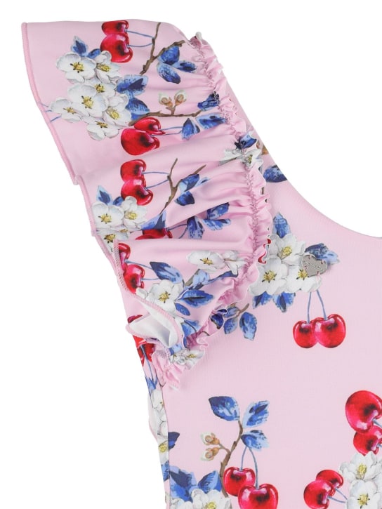 Monnalisa: Costume intero stampato - Rosa - kids-girls_1 | Luisa Via Roma