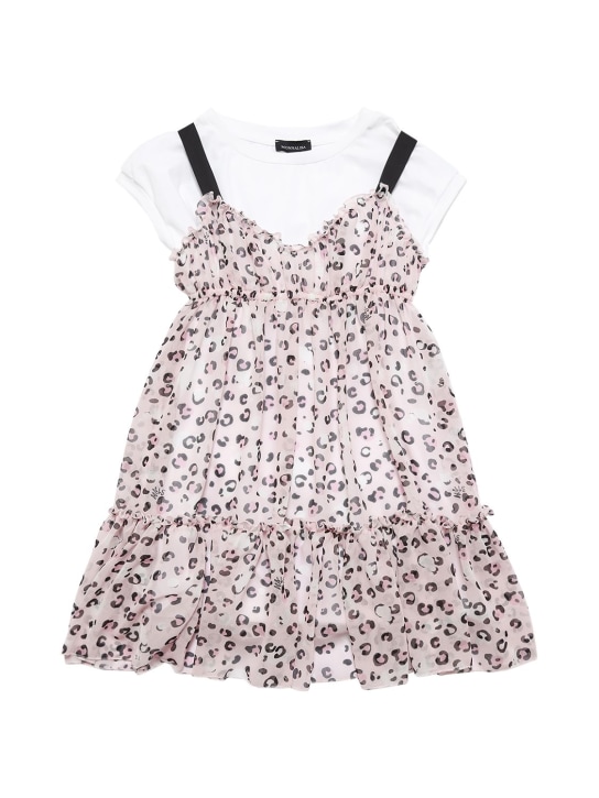 Monnalisa: 2-in-1-Jersey- und Tüllkleid - Bunt - kids-girls_0 | Luisa Via Roma
